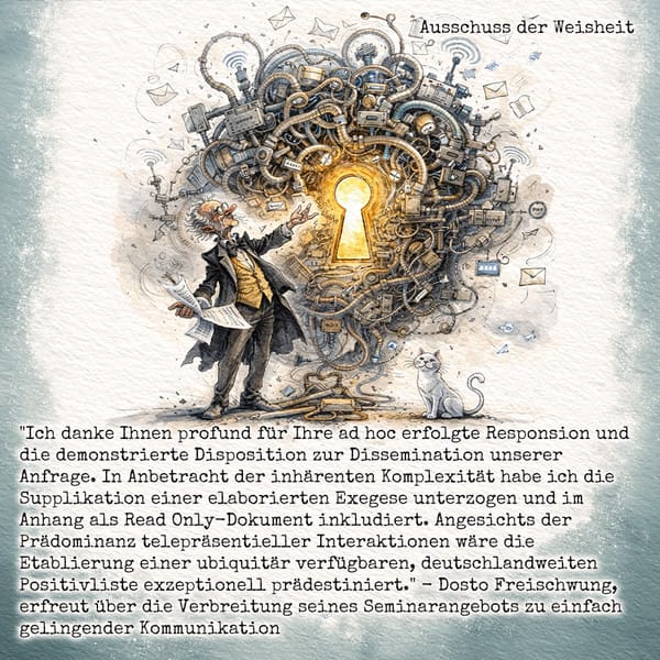 Dosto Freischwung über die Verbreitung seines Seminarangebots zu einfach gelingender Kommunikation